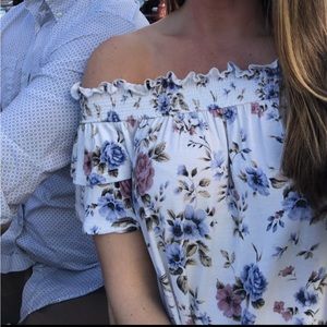 Off the shoulder top